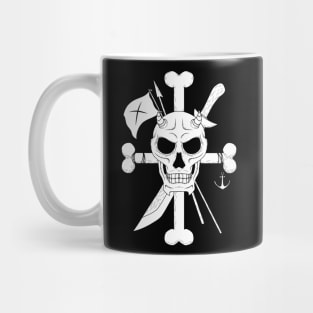 pirate devil skull emblem Mug